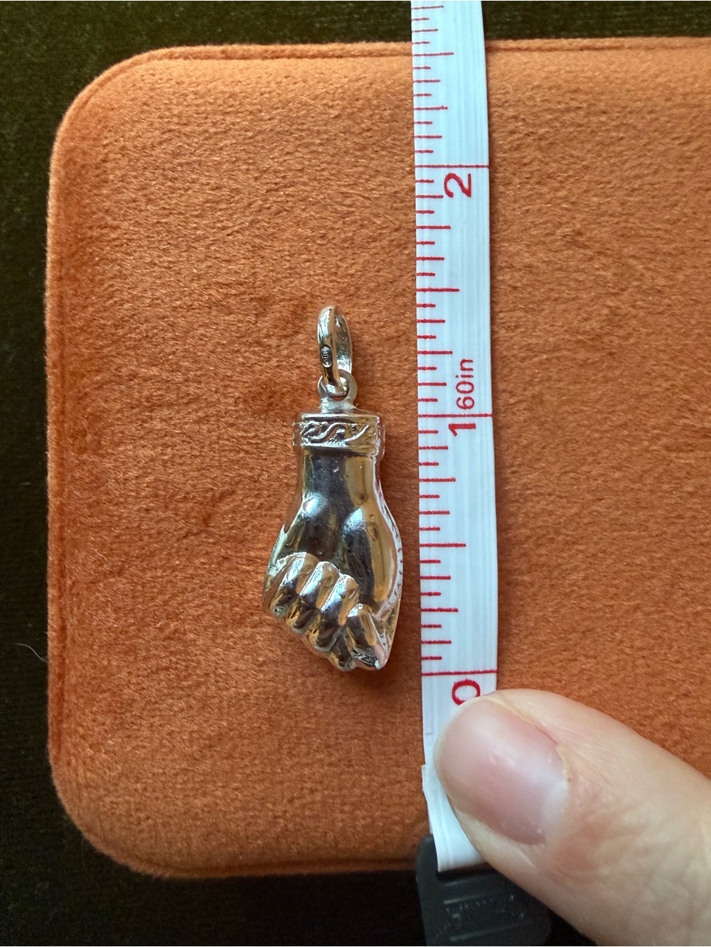 Sterling Silver Figa Pendant